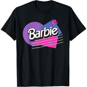 Barbie Retro Logo T-Shirt(Black)
