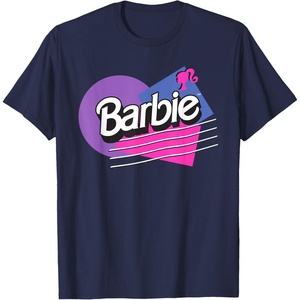 Barbie Retro Logo T-Shirt(Navy Blue)