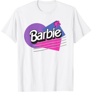 Barbie Retro Logo T-Shirt(White)