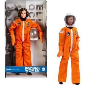 Barbie Signature Inspiring Women Fashion Doll, Ellen Ochoa Collectible in Astronaut Space Suit with Accessories Including Helmet