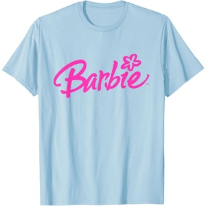 Barbie Y2K Logo T-Shirt(Baby Blue)