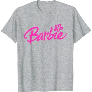 Barbie Y2K Logo T-Shirt(Heather Grey)