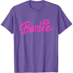 Barbie Y2K Logo T-Shirt(Purple Heather)