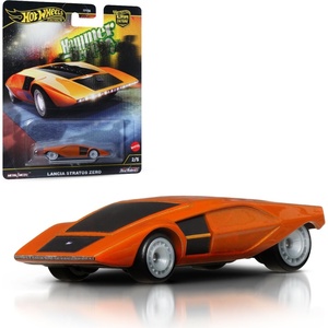 Hot Wheels Premium Car Culture Collectible Toy Car, 1:64 Scale Die-Cast Mazda 787B, Hammer Drop Vehicle with Real Riders Tires(Lancia Stratos Zero)