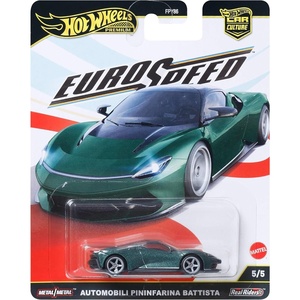 Hot Wheels Premium Car Culture Collectible Toy Car, 1:64 Scale Die-Cast Mazda 787B, Hammer Drop Vehicle with Real Riders Tires(Pininfarina Battista)