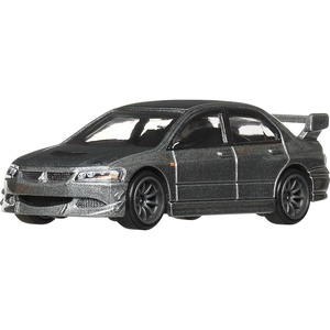 Hot Wheels Premium Car Culture Collectible Toy Car, 1:64 Scale Die-Cast Mitsubishi Lancer Evolution IX, Ronin Run 2 Vehicle with Real Riders Tires