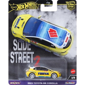 Hot Wheels Premium Car Culture Collectible Toy Car, 1:64 Scale Die-Cast Nissan 400Z, Slide Street Vehicle with Real Riders Tires(Toyota Corolla Gr)