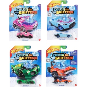 Hot Wheels Toy Car, 1:64 Scale Color Shifters Vehicle with Repeat Color Change in ICY Cold or Very Warm Water (Styles May Vary)(1 Count (Pack of 1))