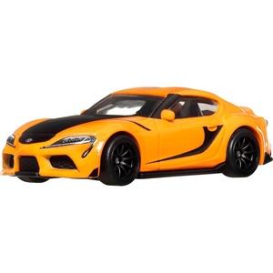 Hot Wheels Toy Car, Premium Fast & Furious 1:64 Scale Die-Cast Toyota Soarer for Collectors Inspired by Fast & Furious Movies (Styles May Vary)(Toyota Supra)