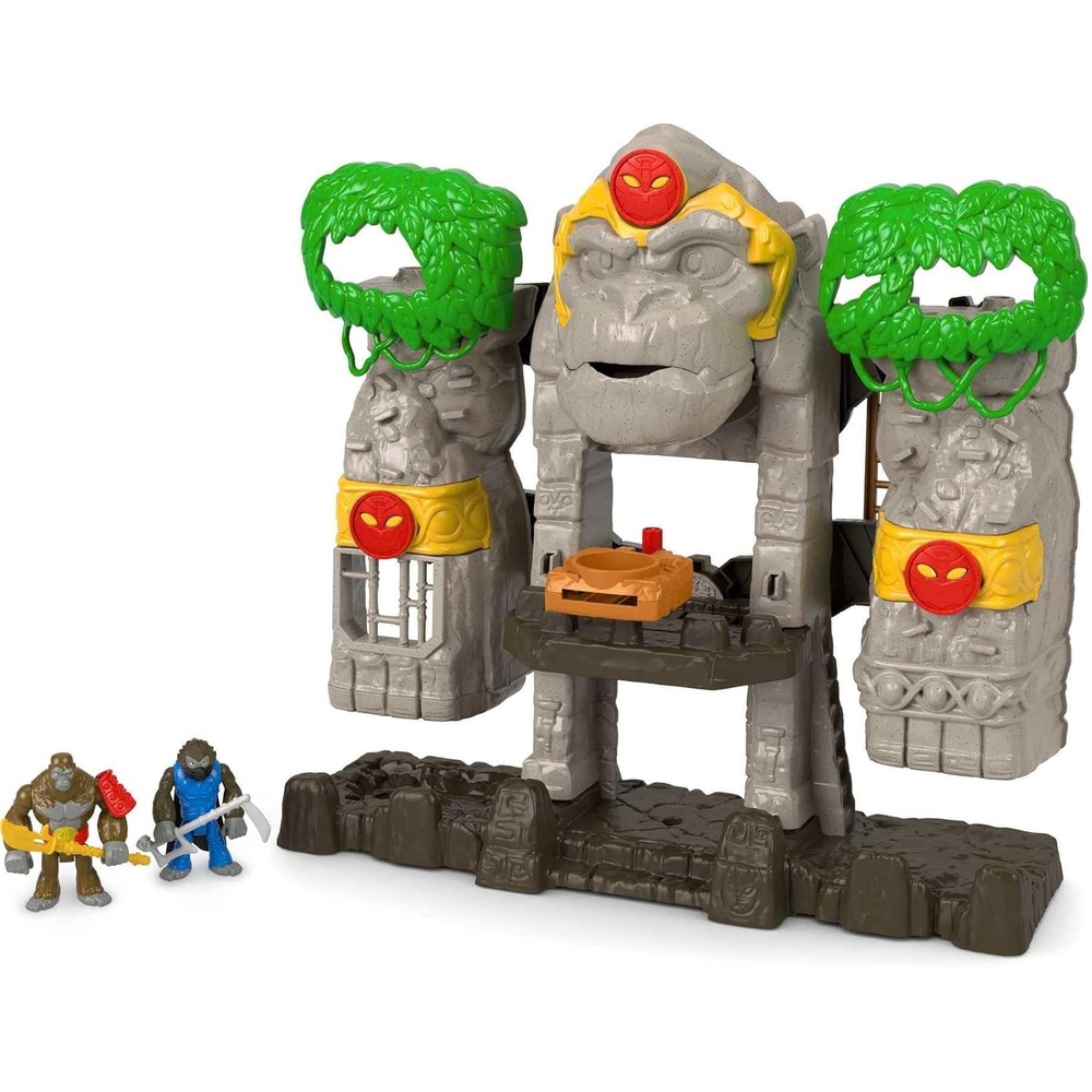 image:imageFisherPrice Imaginext Preschool Toy Gorilla Fortress Playset with Poseable Figures amp Accessories for Pretend Play Ages 3 YearsGorilla Fortress